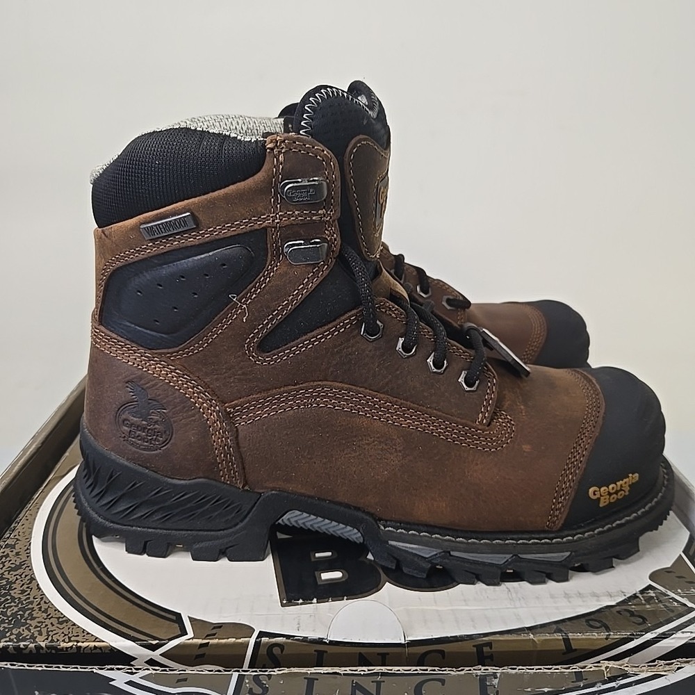 GEORGIA BOOT RUMBLER COMPOSITE TOE WATERPROOF WORK BOOTS GB00284 -‎ 8 M